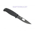 Нож Финский Х12 Стоунвош черный